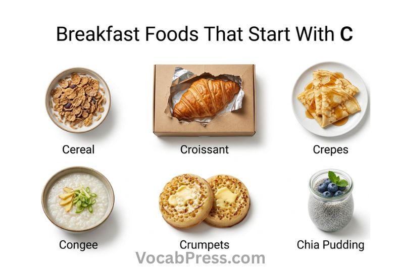 Breakfast Foods That Start With C