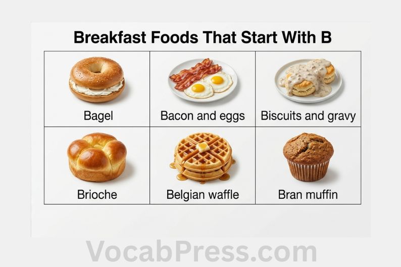 Breakfast Foods That Start With B