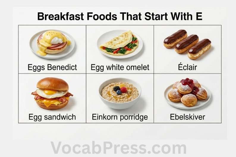 Breakfast Foods That Start With E