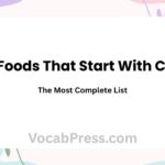 Foods That Start With C — The Most Complete List