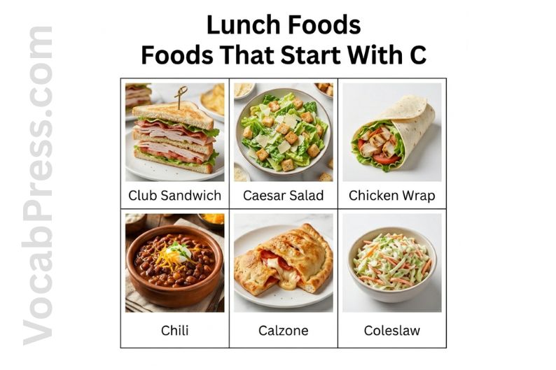 Lunch Foods That Start With C
