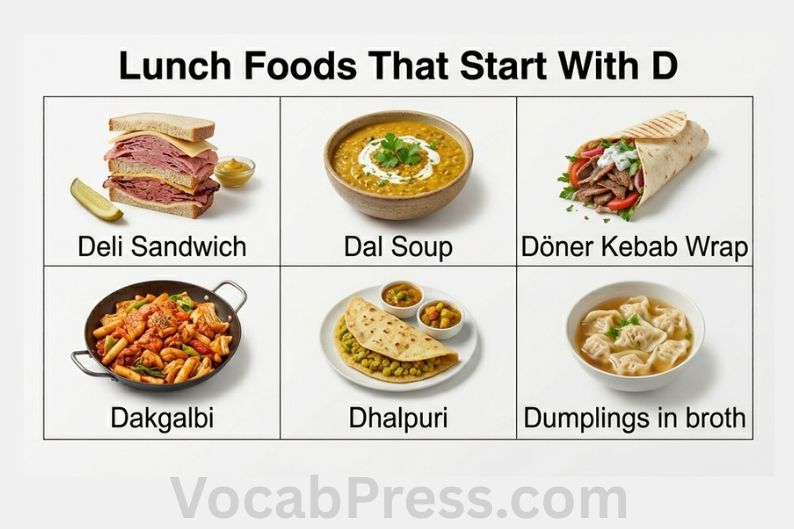 Lunch Foods That Start With D
