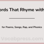 Words That Rhyme with ARE for Poems, Songs, Rap, and Phonics