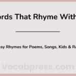 Words That Rhyme With Blue: Perfect and Fun Rhymes for Every Style