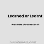 Learned or Learnt: Which One Should You Use?