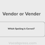 Vendor or Vender: Which Spelling Is Correct?